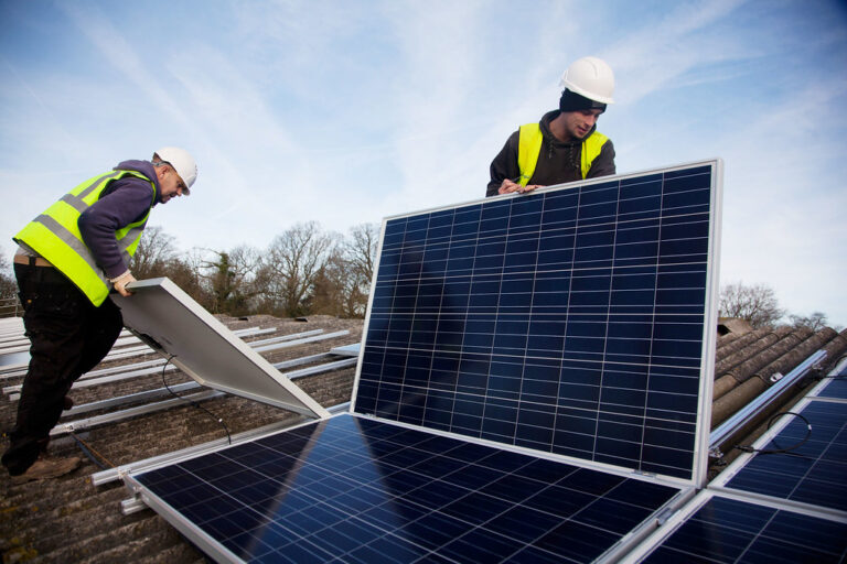 solar panels on grange farm