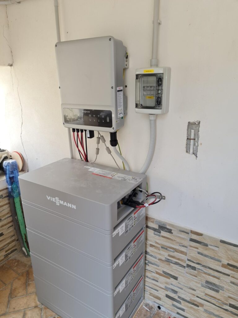inverter viessmann e batterie dell impianto di brancaleone